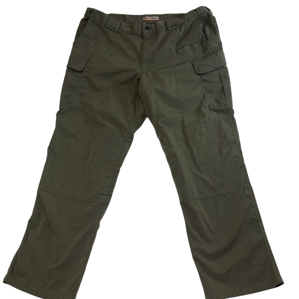 5.11 Tactical Men's Ripstop Cargo Pants Olive Green Size 42x30